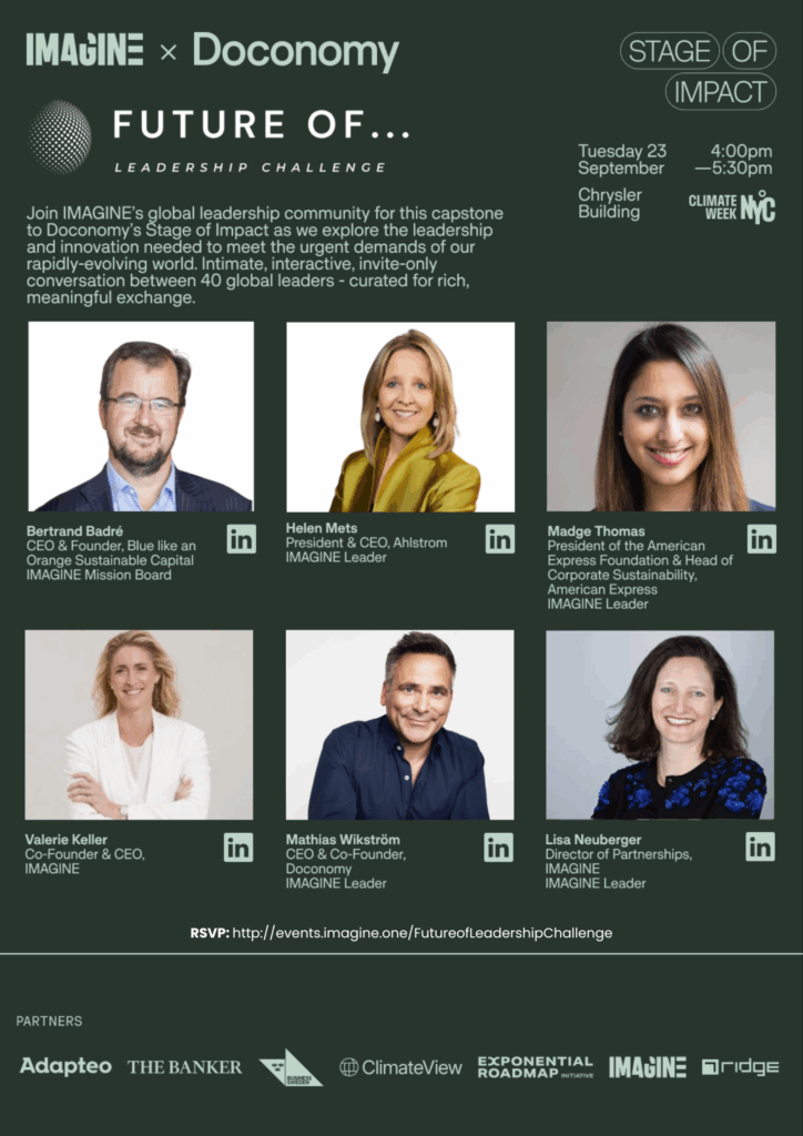 IMAGINE x EY Climate Week NYC