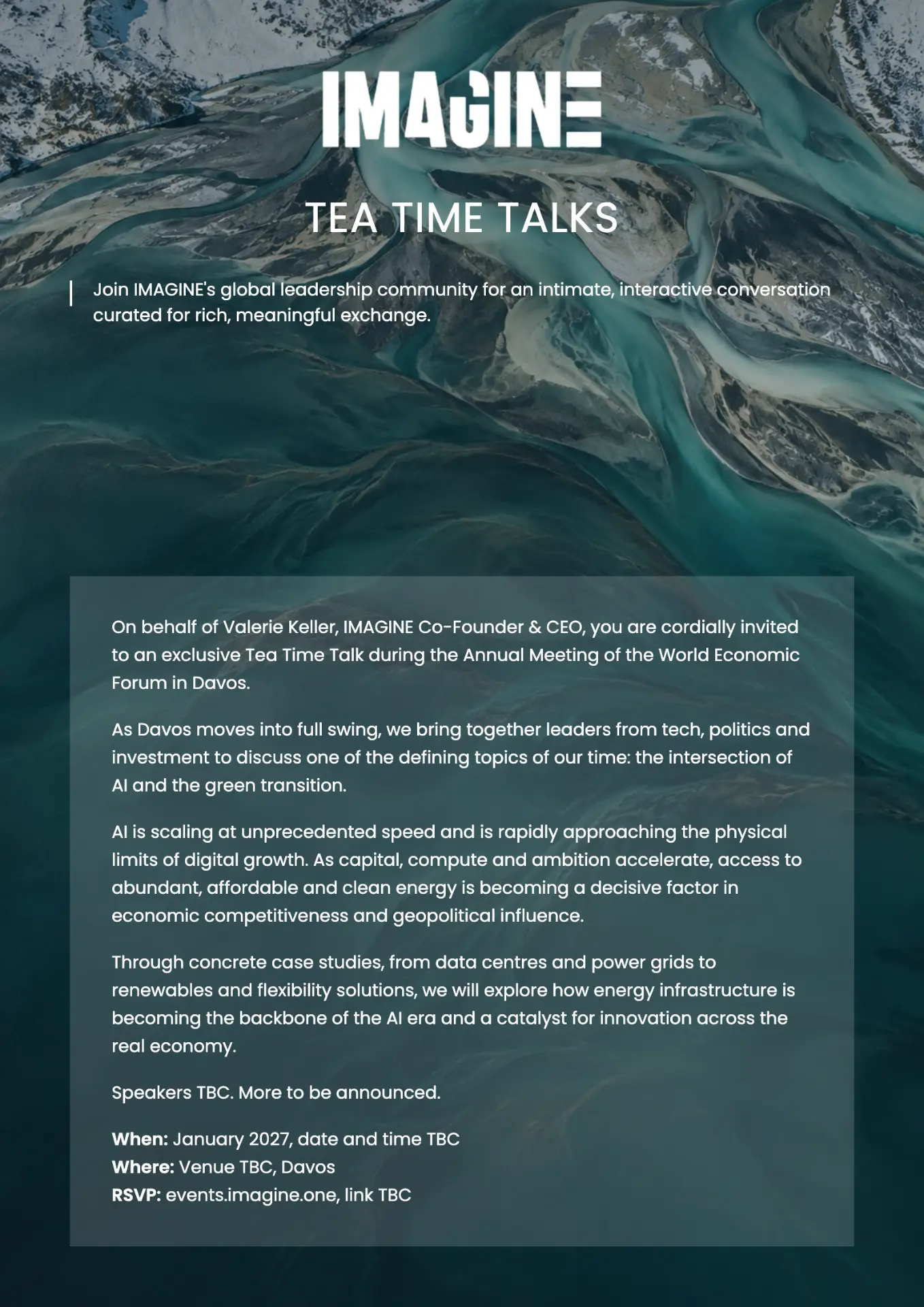 Tea Time Talks | AI and the Green Transition invitation