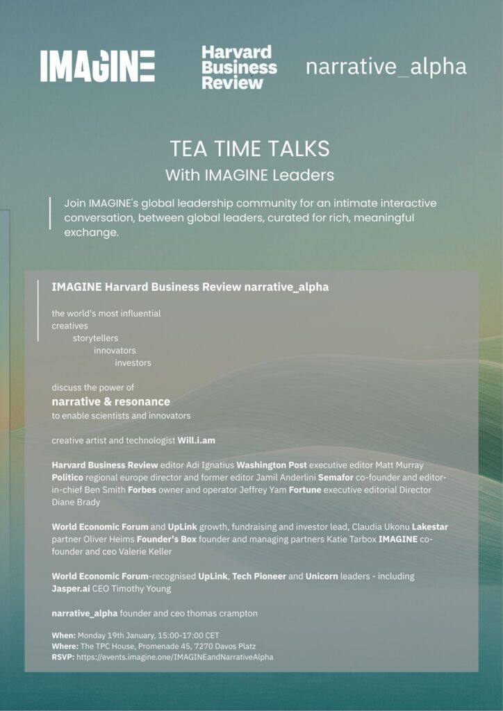 Tea Time Talks — IMAGINE, Narrative Alpha & HBR